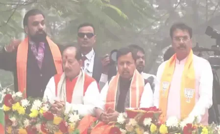 भाजपा राष्ट्रीय कार्यकारी अध्यक्ष नितिन नबीन पहुंचे अपनी कर्मस्थली पटना, रोड शो शुरू