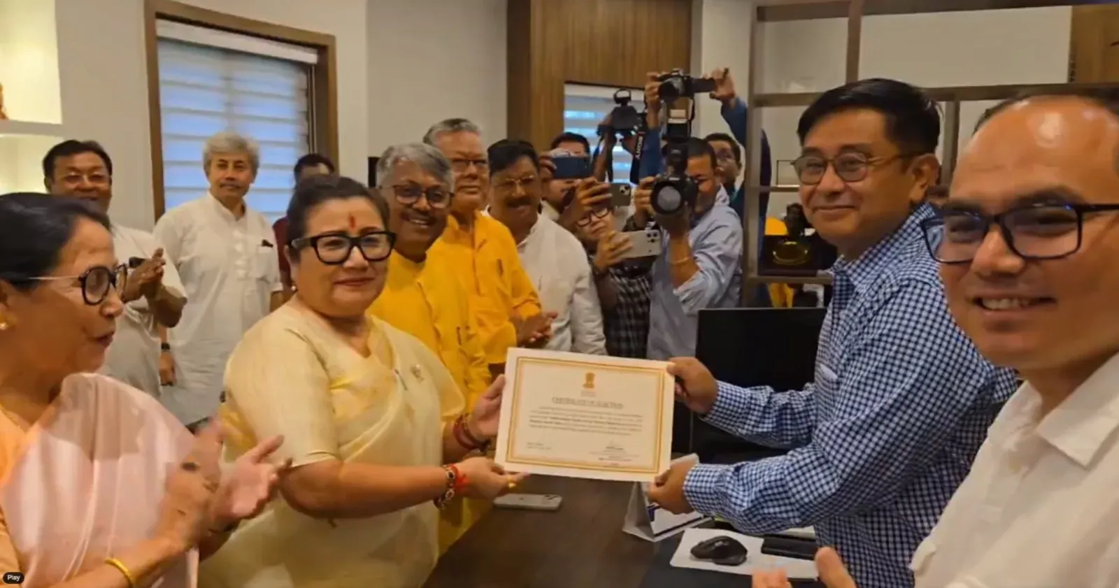BJP wins Rajya Sabha seats in Manipur, Arunachal Pradesh unopposed
