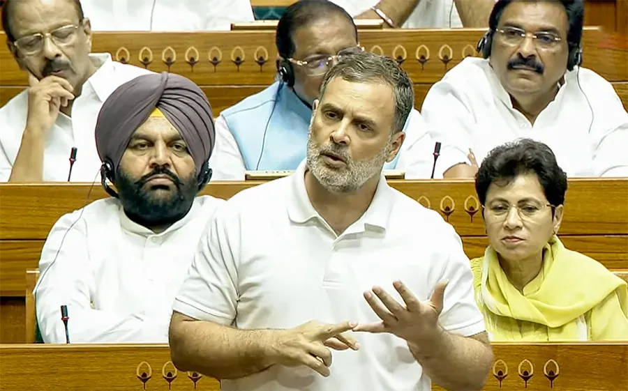 BJP fires back at Rahul Gandhi over RSS remarks in Parliament