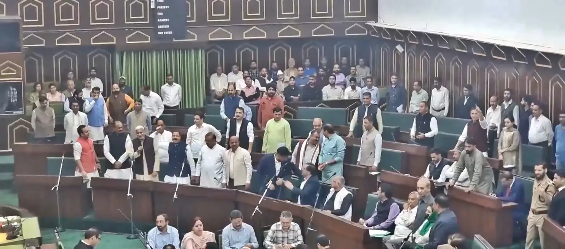 BJP Walks Out of J&K Assembly Amidst Daily Wager Protests