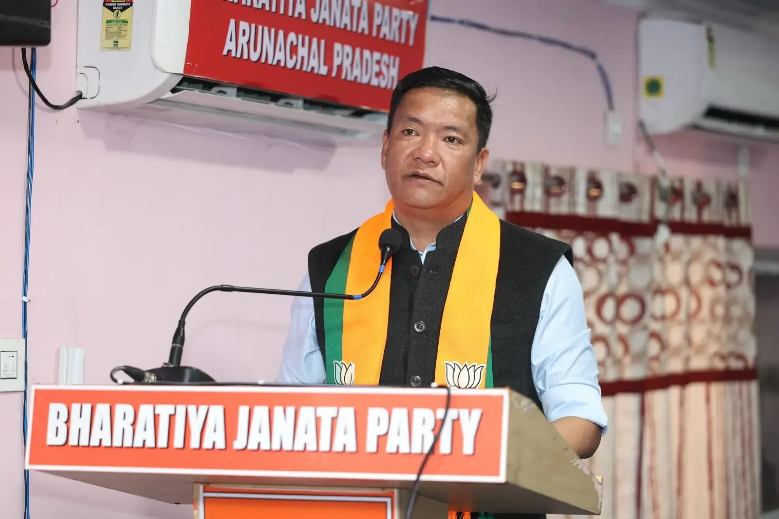 How did BJP achieve a sweeping victory in Arunachal's local body polls?