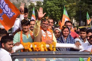 BJP's Satish Poonia, Alka Gurjar file Rajya Sabha nominations in Jaipur