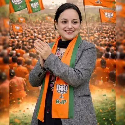 BJP's youngest MLA Shagun Parihar targets Punjab govt on drug menace at Mukerian rally