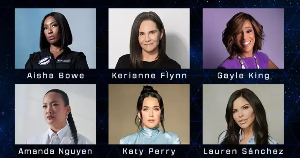 Katy Perry to Join All-Female Crew on Blue Origin's Space Mission