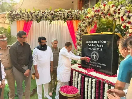 Bengaluru Memorial Honors 11 RCB Fans Lost in Tragedy; Minister Calls for Safe Celebrations