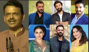 Bollywood makes a beeline at the swearing in ceremony of Maharashtra
 CM Devendra Fadnavis