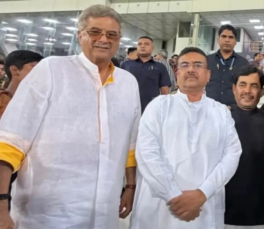 Boney Kapoor, Arjun Kapoor watch India vs Brazil at Salt Lake Stadium with Bengal CM