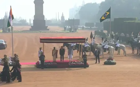 Was Brazilian President Lula Given a Ceremonial Welcome at Rashtrapati Bhavan?