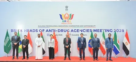 ब्रिक्स देशों ने अपनाया ‘गुवाहाटी घोषणा पत्र’, नशीले पदार्थों की तस्करी और संगठित अपराध के खिलाफ सहयोग बढ़ाने पर जोर