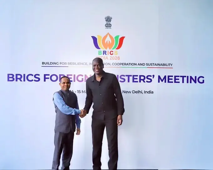 ब्रिक्स विदेश मंत्रियों की बैठक: दक्षिण अफ्रीका के मंत्री रोनाल्ड लामोला नई दिल्ली पहुंचे, 14-15 मई को शिखर सम्मेलन