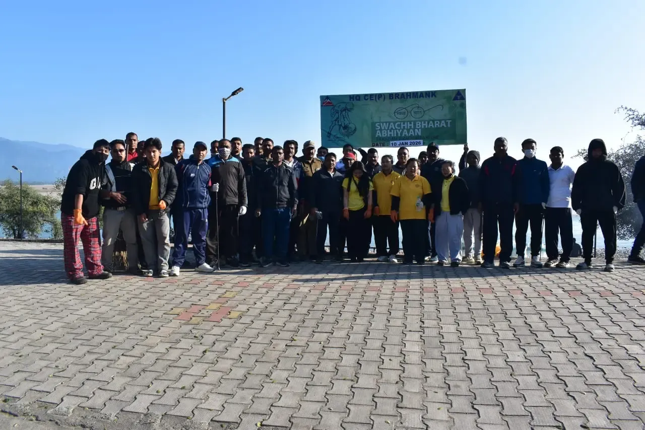 Did the BRO Lead a Cleanliness Drive at Siang River Front?