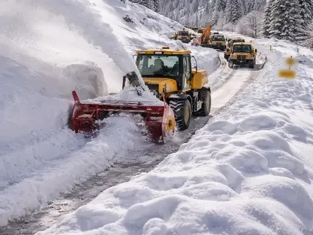 Did the BRO Successfully Reopen the Bhaderwah-Bani-Basohli Road in J&K After Heavy Snowfall?