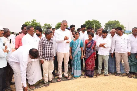 BRS leader Harish Rao gives 2-day ultimatum over Telangana paddy procurement crisis