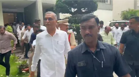 Harish Rao house arrest: BRS leaders stopped from visiting TIMS in Hyderabad