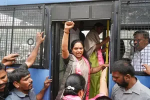 BRS legislators not allowed to enter Telangana Assembly in objectionable T-shirts; detained