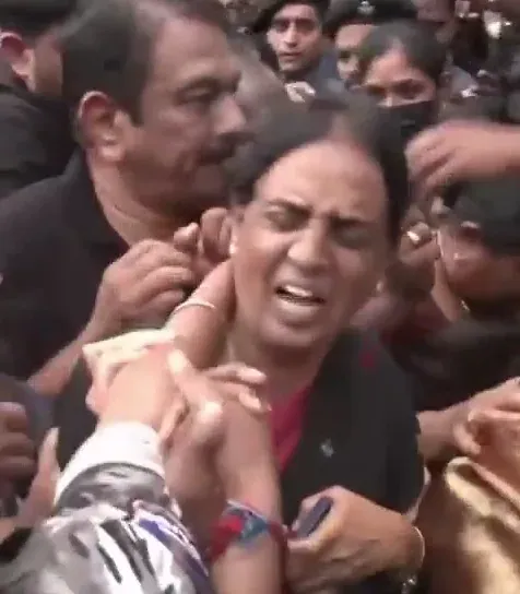 BRS MLAs pushed women colleagues at Telangana Assembly gate, minister claims