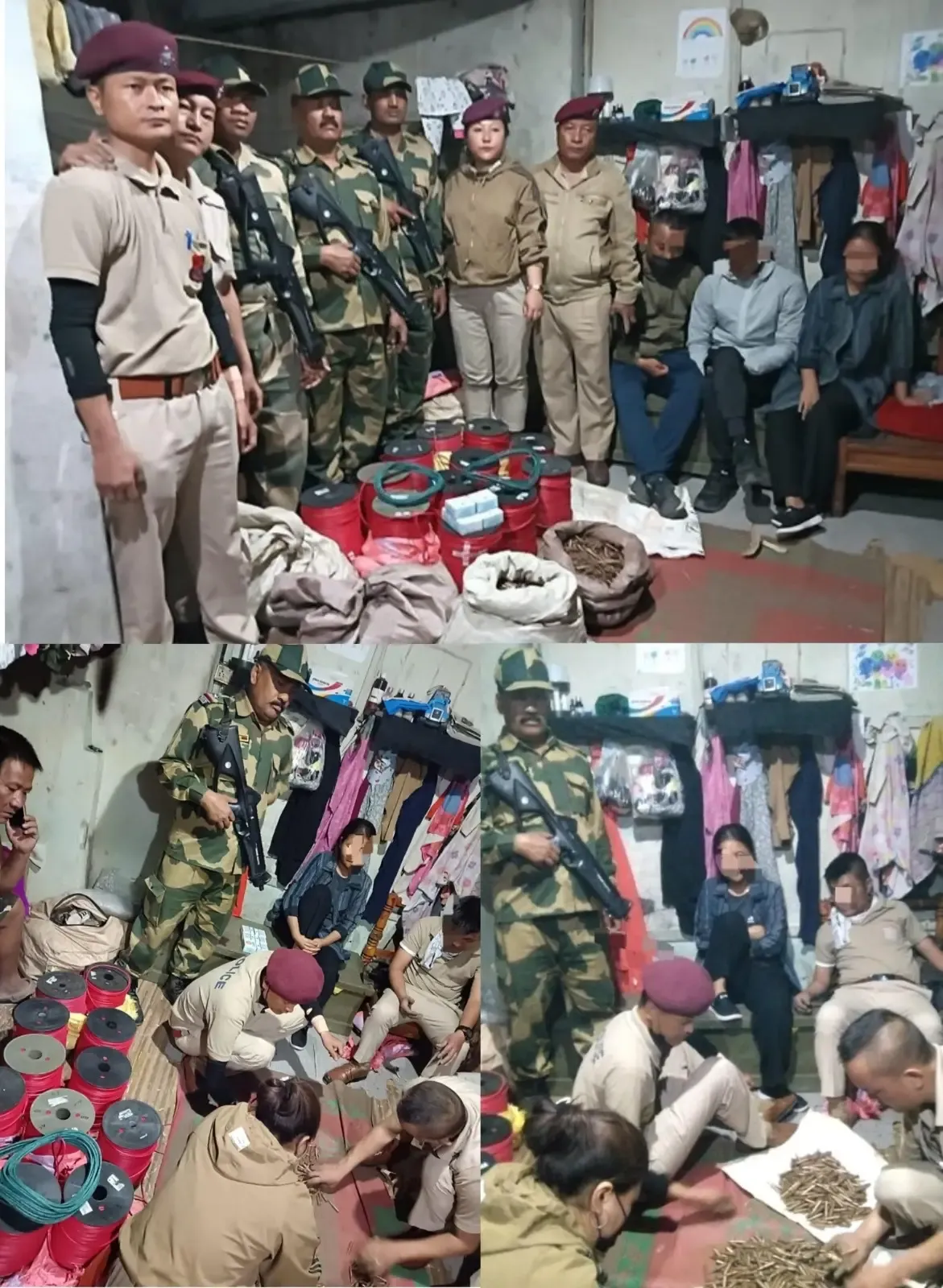 BSF and Mizoram Police Capture Major Weapons Cache, Three Arrested