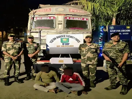 BSF nabs 2 smugglers, seizes gold valued at Rs 3.02-cr along India-B'desh border 