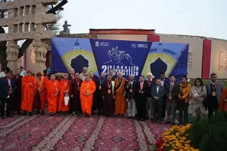 Did Buddhist Summit Delegates Visit Exhibition of Holy Relics After R-Day Parade?