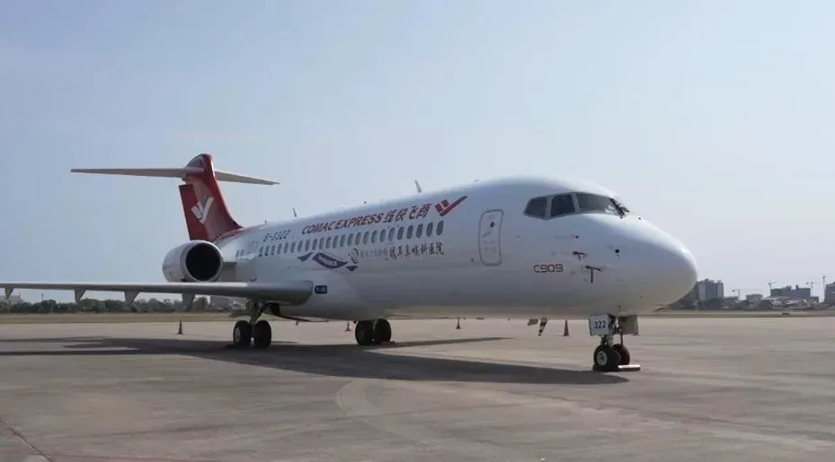 सी909 के व्यावसायिक संचालन के 10 वर्ष पूरे, 186 विमान डिलीवर और 860 से अधिक हवाई मार्ग