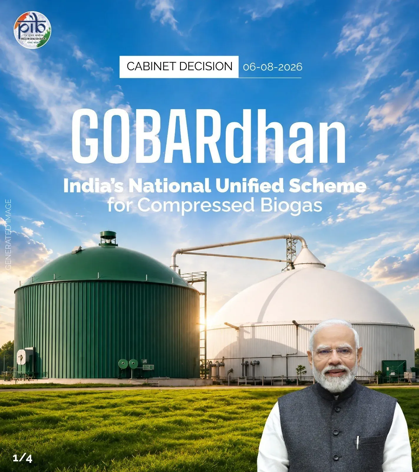 Cabinet Clears ₹23,731 Cr GOBAR-DHAN Bio-Energy Scheme