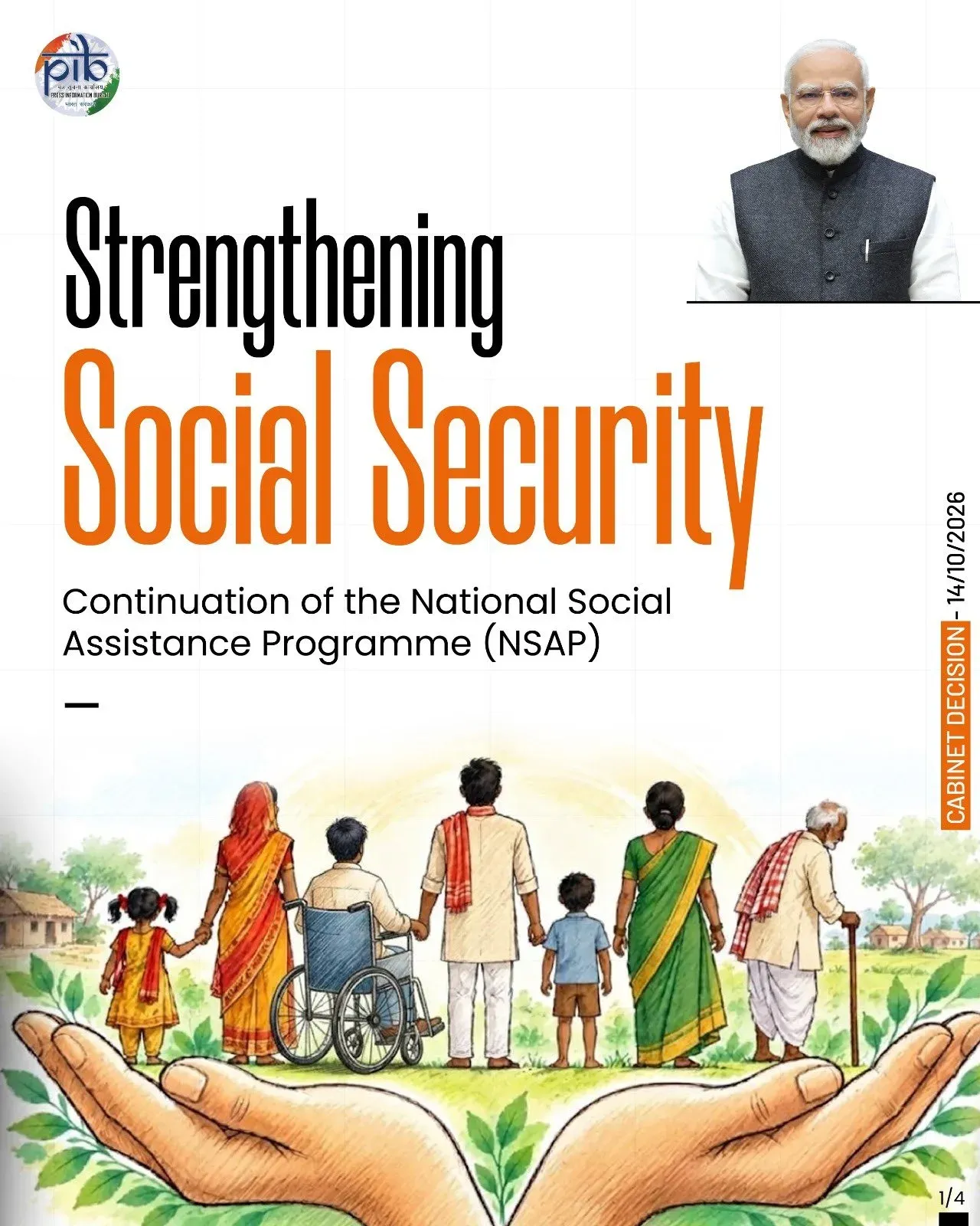 Cabinet Extends NSAP Welfare Scheme Till 2030-31, Covers 3.20 Cr Beneficiaries