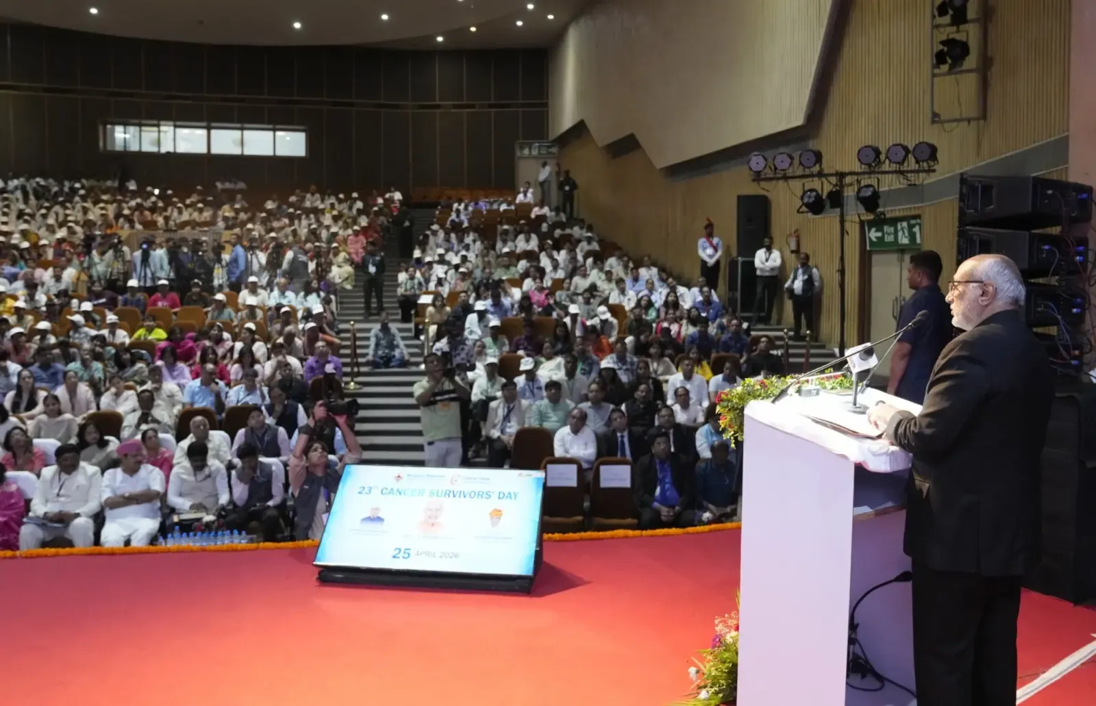 कैंसर योद्धाओं को उपराष्ट्रपति का सलाम: आयुष्मान भारत से 68 लाख उपचार, 75%25 ग्रामीण लाभार्थी