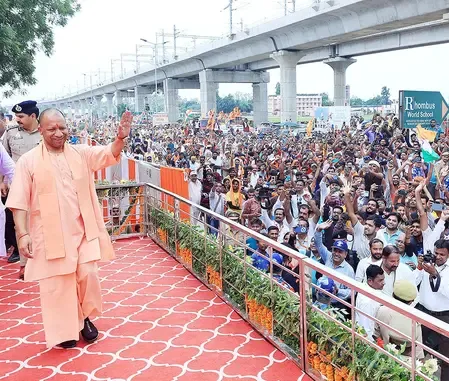 सीसीटीवी निगरानी में हो रही यात्रा, उपद्रवियों की पहचान के बाद पोस्टर होंगे जारी : सीएम योगी