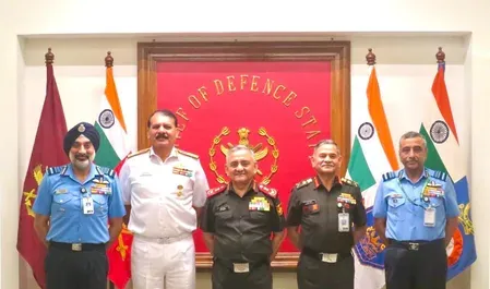 सीडीएस जनरल अनिल चौहान व एडमिरल दिनेश त्रिपाठी की अंतिम COSC बैठक, मई में होंगे सेवानिवृत्त