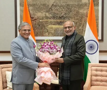 Did CEC Gyanesh Kumar Meet Vice President Radhakrishnan?