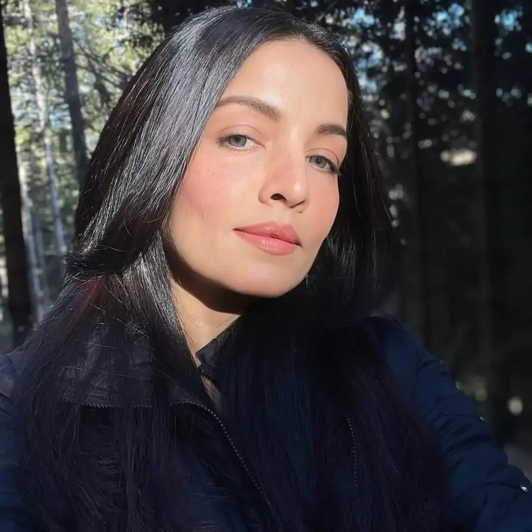 Is Celina Jaitly Thanking the Universe While Meditating by the River?