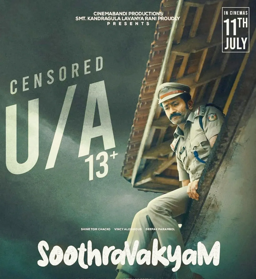Is Shine Tom Chacko's 'Soothravakyam' Ready for Release with U/A Certification?