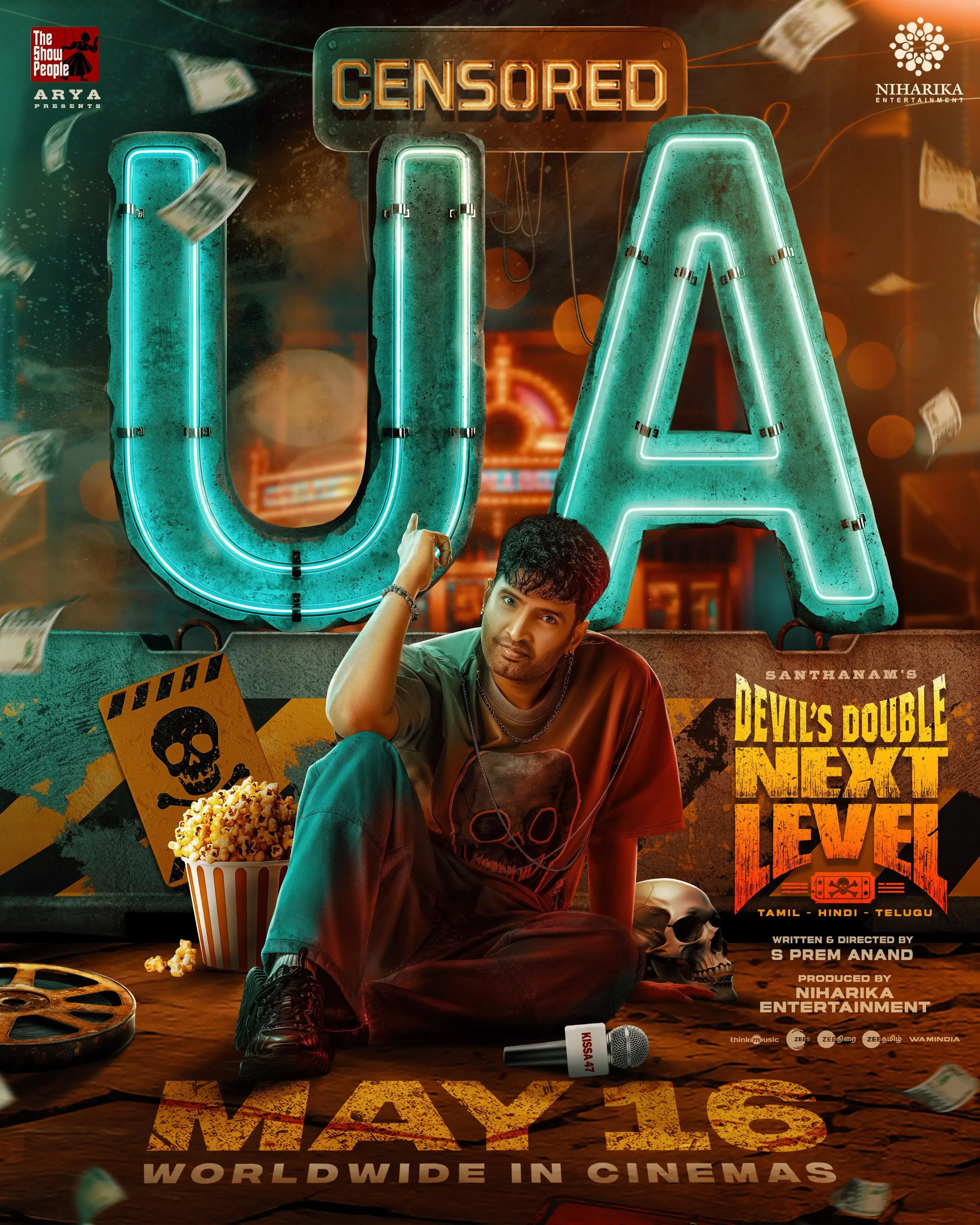 Has the Censor Board Approved Santhanam's 'Devil's Double Next Level' with a Clean U/A Certificate?