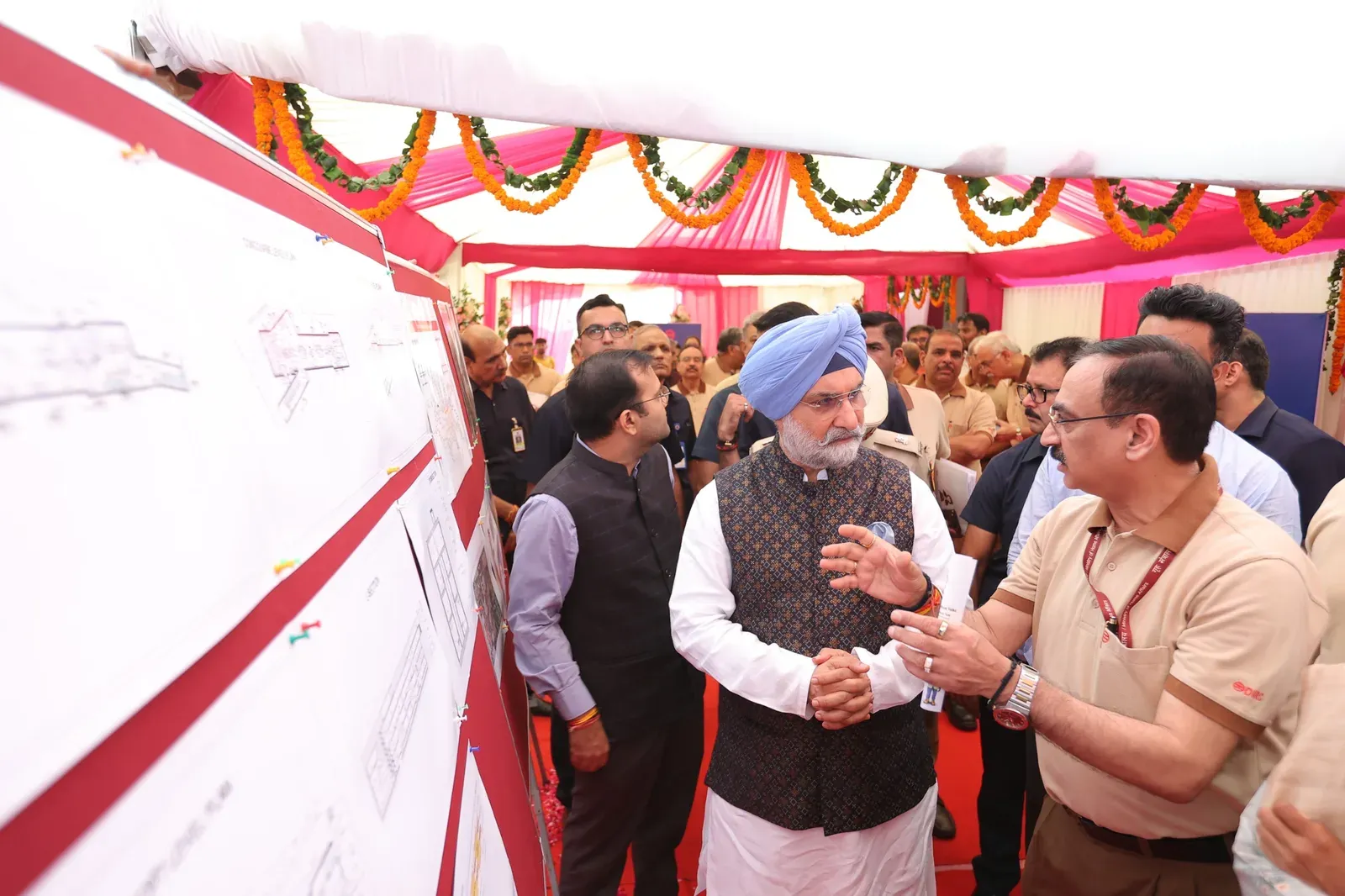 DMRC begins Shivaji Stadium Metro construction under Central Vista Corridor