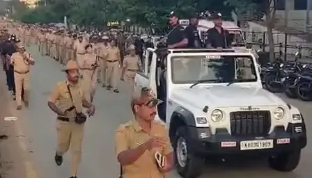 चामराजनगर गणपति विसर्जन: सुरक्षा चाक-चौबंद, 709 पुलिसकर्मी तैनात, ड्रोन से रखी जा रही नजर
