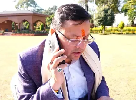 क्या चमोली में भालू के हमले के बाद सीएम धामी ने घायल छात्र से की बात?