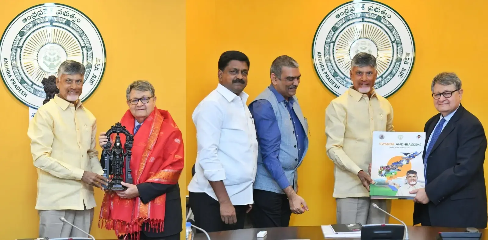 Chandrababu Naidu Appeals to NITI Aayog for Swarnandhra Vision Support