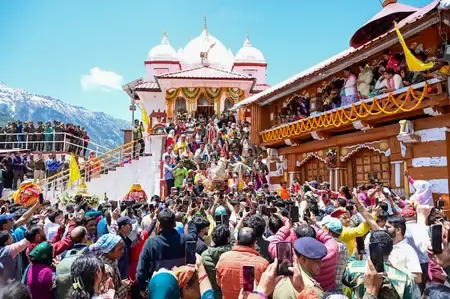 Char Dham Yatra Kicks Off with Opening of Gangotri and Yamunotri Temples; CM Dhami Offers Best Wishes