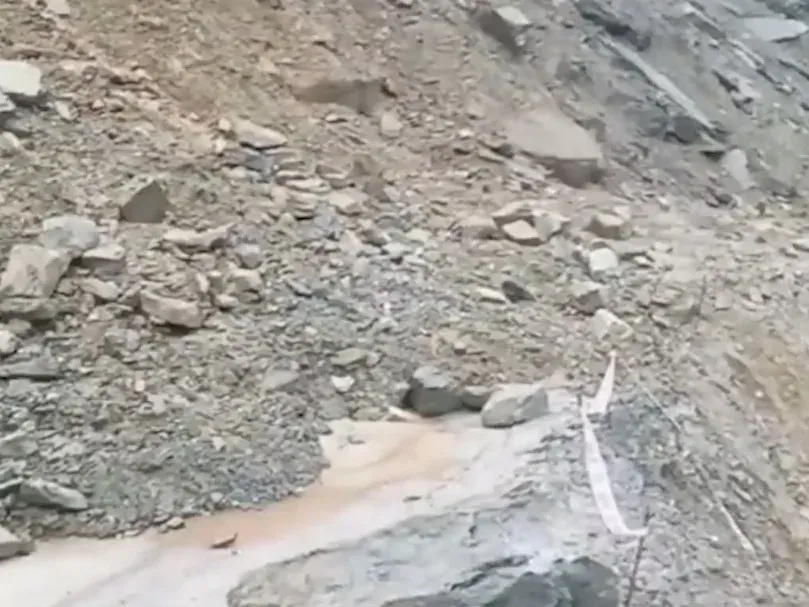 Char Dham Yatra suspended as debris blocks Badrinath Highway near Bhanerpani