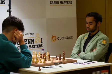Firouzja wins Chennai Grand Masters 2025 with final-round draw vs Arjun Erigaisi