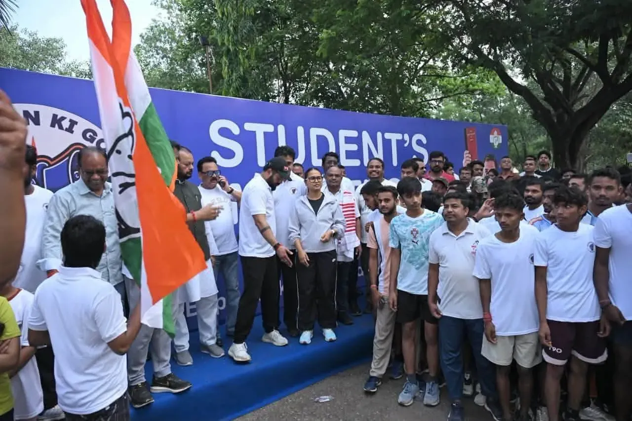 कन्हैया कुमार का हमला: 'शिक्षा व्यवस्था ICU में', रांची में 'छात्रों की गूंज' मैराथन से उठी पेपर लीक पर आवाज़