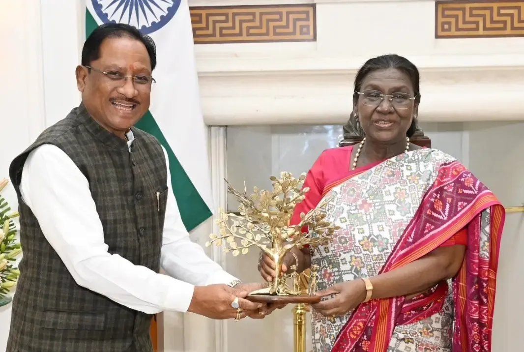 क्या छत्तीसगढ़ के मुख्यमंत्री विष्णु देव साय ने राष्ट्रपति द्रौपदी मुर्मू से मुलाकात की?