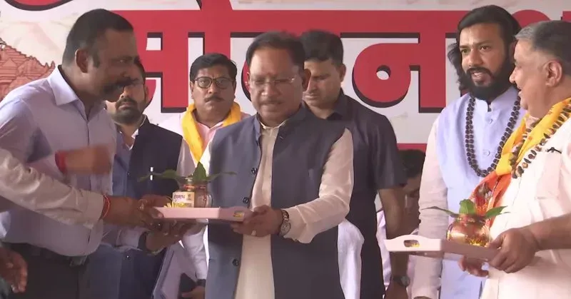 Chhattisgarh CMO flags Somnath Swabhiman Sanskritik Yatra