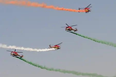 IAF Sarang Helicopter team to perform air show in Raipur on Chhattisgarh Foundation Day