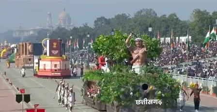 छत्तीसगढ़ की झांकी ने राष्ट्रपति-पीएम और यूरोपीय अतिथियों को किया मंत्रमुग्ध 