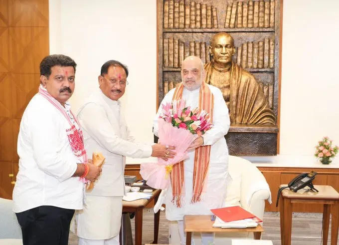 छत्तीसगढ़ में अखिल भारतीय आयुर्वेद संस्थान की माँग, CM साय ने गृह मंत्री अमित शाह से की मुलाकात