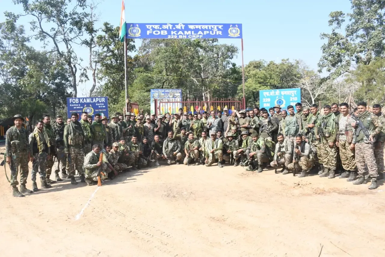क्या छत्तीसगढ़ में नक्सलियों के खिलाफ सीआरपीएफ ने कमलापुर में ऑपरेशन कैंप स्थापित किया?
