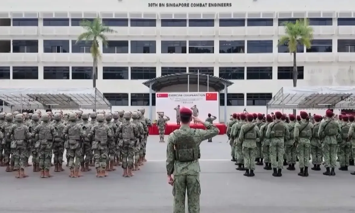 क्या चीन-सिंगापुर 'सहयोग-2025' थल सेना संयुक्त प्रशिक्षण शुरू हो गया?