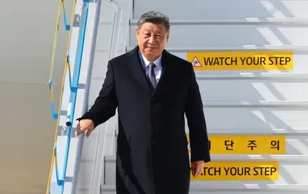 China's Xi arrives in Busan for 1st South Korea trip in 11 yrs, set for talks with Trump