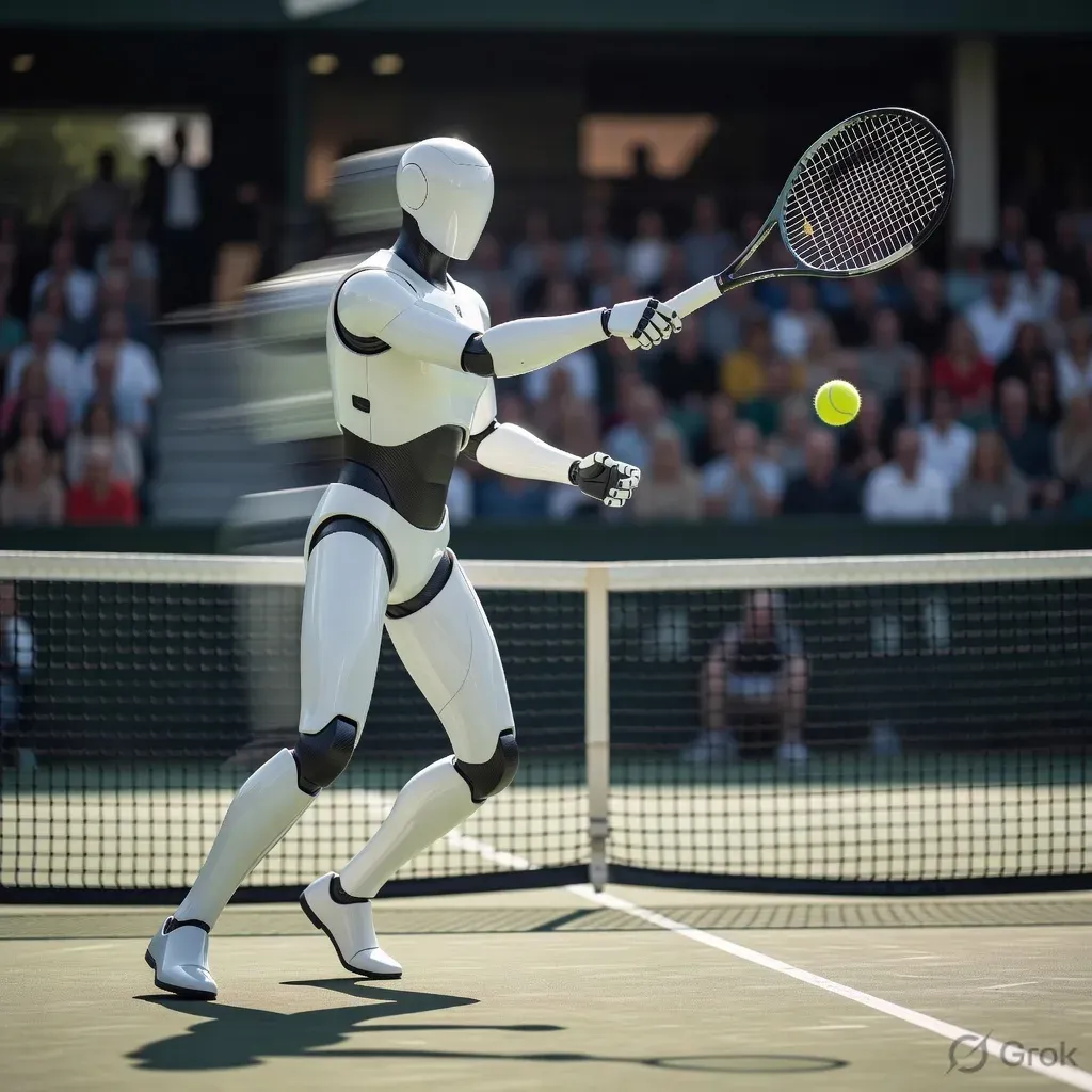 Galbot's tennis robot rallies at World Humanoid Robot Games 2026